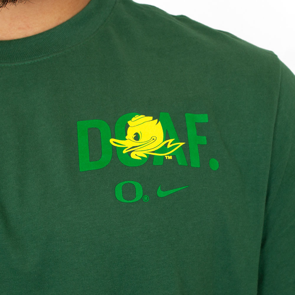 Classic Oregon O, Nike, Green, Crew Neck, Performance/Dri-FIT, Men, Unisex, Division Street, DOAF, Trees & Sneakers, T-Shirt, 1011232